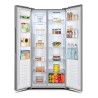 Heladera Side By Side Hisense Rs3n428nad No Frost 468 L Inox Color Gris