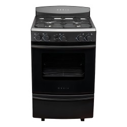 Cocina Orbis 938gp4 Acero Inox Grafito Multigas 55cm