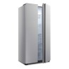 Heladera Side By Side Hisense Rs3n428nad No Frost 468 L Inox Color Gris