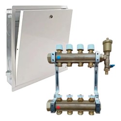 Colector Ofitt Termostatizable 4 Circuitos Peisa Fv Gabinete