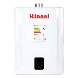 Calefón A Gas Gn Rinnai Rar-e210fehb Blanco 220v 21 Litros Gn