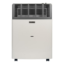 Eskabe S21 Mm5 Calefactor Garrafera Movil Rodante Convectivo Gas Licuado Color Marfil