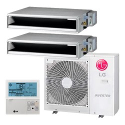 Aire Acondicionado Multisplit LG Inv Baja Silueta 2 X 4500