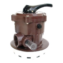 Multiválvula De 6 Vías 1 1/2  Marron S/uniones