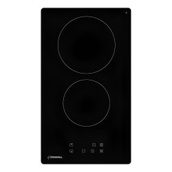 Anafe Vitroceramico 2 Hornalla Cromwell Temporizador Digital - Negro