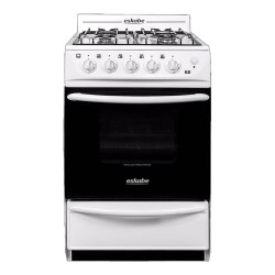 Cocina A Gas Eskabe Fortte 52cm Modelo E2 Bc Servitek Blanco