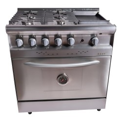 Cocina Industrial Saho 820 Ciega C/plancha Color Acero Inoxidable Tipo De Conexión Gas Natural