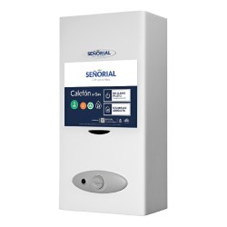 Calefon 14 Litros Automatico Gas Natural Bl S Señorial Blanco Gn