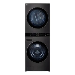 Torre De Lavado Y Secado Washtower LG 14kg Wk14bs6 Color Negro