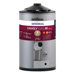 Termotanque Señorial 30 Litros Family Alta Recuperacion - Gris