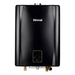 Calefon Tiro Forzado Rinnai 21 Litros Digital Gas Natural Color Negro Tipo De Gas Gn
