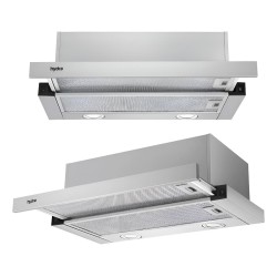 Purificador Y Extractor De Cocina Hydra Extraíble Azul Acero