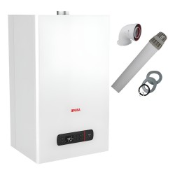 Caldera Mural Peisa Doble Servicio Prima Tec Metro Digital - Blanco