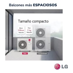 Aire Multisplit LG Dual Cool Inverter 2 X 6000 Frigorias