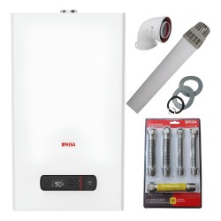 Caldera Peisa Doble Servicio Prima Tec 24 Con Kit Conexiones - Blanco