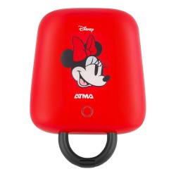 Waflera Y Sandwichera Disney Atma Imagen Minnie Rojo