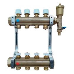 Colector Termostatizable 4 Circuitos Calefaccion Peisa Fv