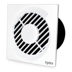 Extractor De Aire Blanco Baño Cocina Hydra 100 Mm Potenciado