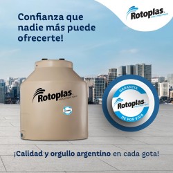 Tanque De Agua 400l Rotoplas Cuatricapa Vertical Polietileno 1 M X 0.85 M