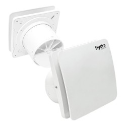Extractor De Aire Hydra Baño Antiretorno Premium Desing 10cm Color Blanco