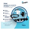 Purificador De Agua Rotoplas Sobre Mesada Vital Negro Red Domiciliaria