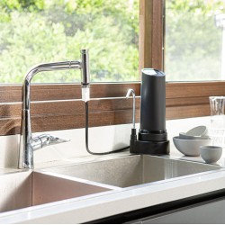 Purificador De Agua Rotoplas Sobre Mesada Vital Negro Red Domiciliaria