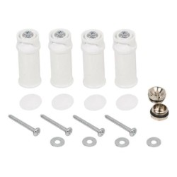 Toallero Asua Curvo 800/45 Blanco Libra Caleffaccion