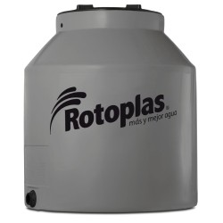 Tanque De Agua Rotoplas 400 Litros Tricapa Gris Capa Antibacterial