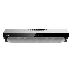 Purificador De Cocina Hydra Hy-pu100tp Acero Inox 60cm Digit Color Plateado