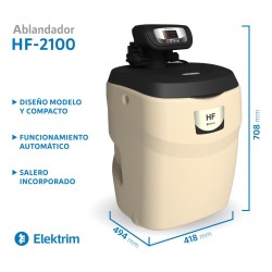Ablandador De Agua Elektrim Hf 2100 Automático Residencial