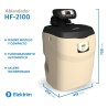 Ablandador De Agua Elektrim Hf 2100 Automático Residencial