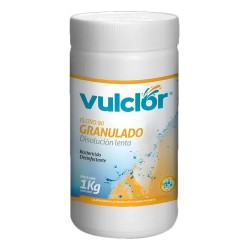 Cloro 60 Granulado Vulclor Disolucion Lenta  1kg Para Pileta