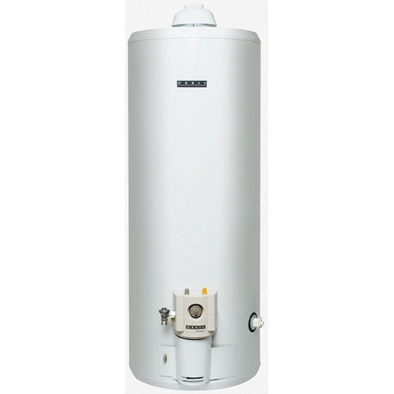 Termotanque Orbis 130 Litros De Pié Gas Natural O Envasado - Blanco