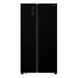 Heladera No Frost Hisense Rc-67wsgb Negra Con Freezer 518lts Negro