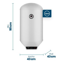Termotanque Electrico Philco Phts080bm 70l Conexión Inferior Colgante Color Blanco