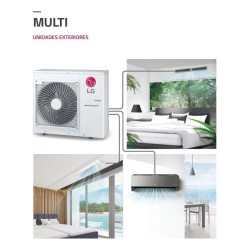 Aire Acondicionado Multisplit LG Inverter 4 X 2250 Frio Calo