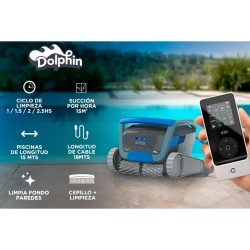 Robot Dolphin M700 Barrefondo Linea De Flotacion Pared Wifi
