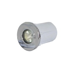 Optica Dicroica De 50w P/emb C/aro Cromado P/hormigon