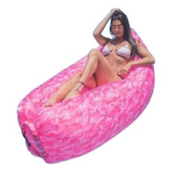 Sillón Puf Cama Inflable Lazy Bag - Reposera Colchoneta