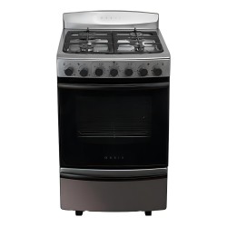 Cocina A Gas Orbis 96eac4 4 Hornallas Color Acero