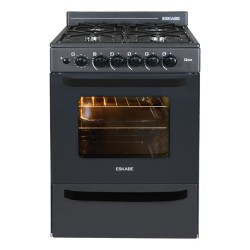 Cocina Multigas Eskabe Q10 Bk 57 Cm Color Negro Ceramic Blue