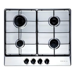 Anafe Con Alimentación A Gas - Orbis 724aco Color Plateado - 4 Hornallas 0,6w